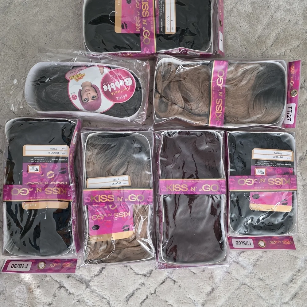 Hair Wigs - Bundle Of 7 Total